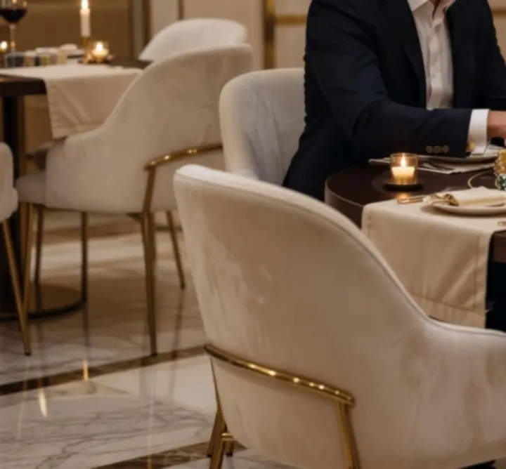 Elegancki pokerowy stół w restauracji Auto Glow Finish z kartami i żetonami w nastrojowym świetle.